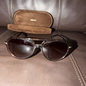 Tom Ford Tortoiseshell Frame with Brown Lenses Sunglasses